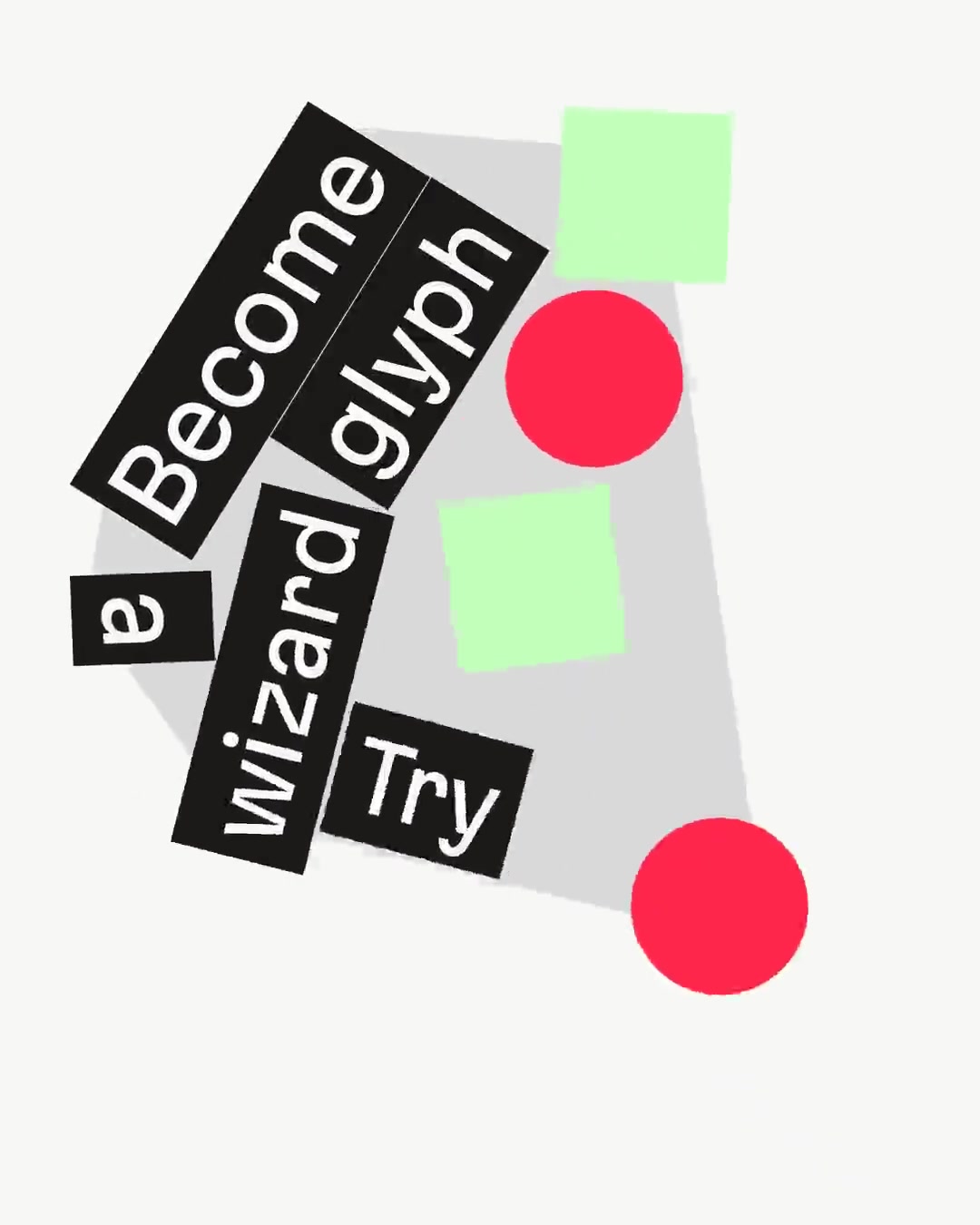 Gummy kinetic typography composition